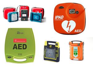 5 images of defibrillators