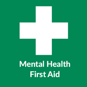 picture of a first aid cross on a green background